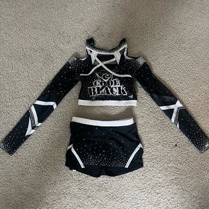 Cheer Extreme Code Black 2019 World Champion Uniform